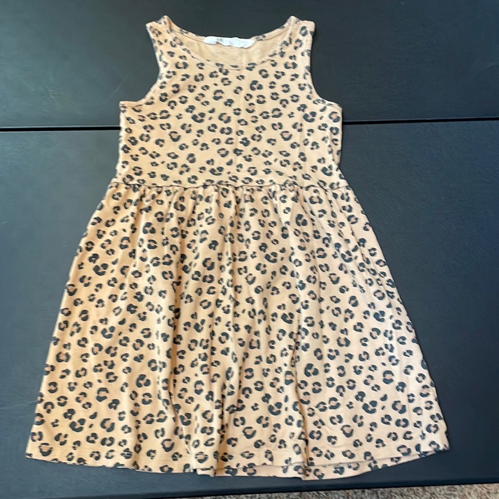 H&M leopard print tank dress